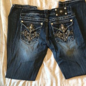 Miss Me dark wash boot cut denim